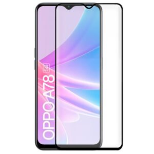 Folie Sticla Pentru Oppo A78 5G Acoperire Completa Neagra
