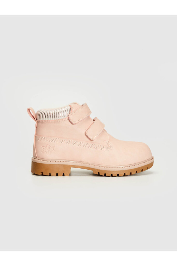Girl's Hook and Loop Boots