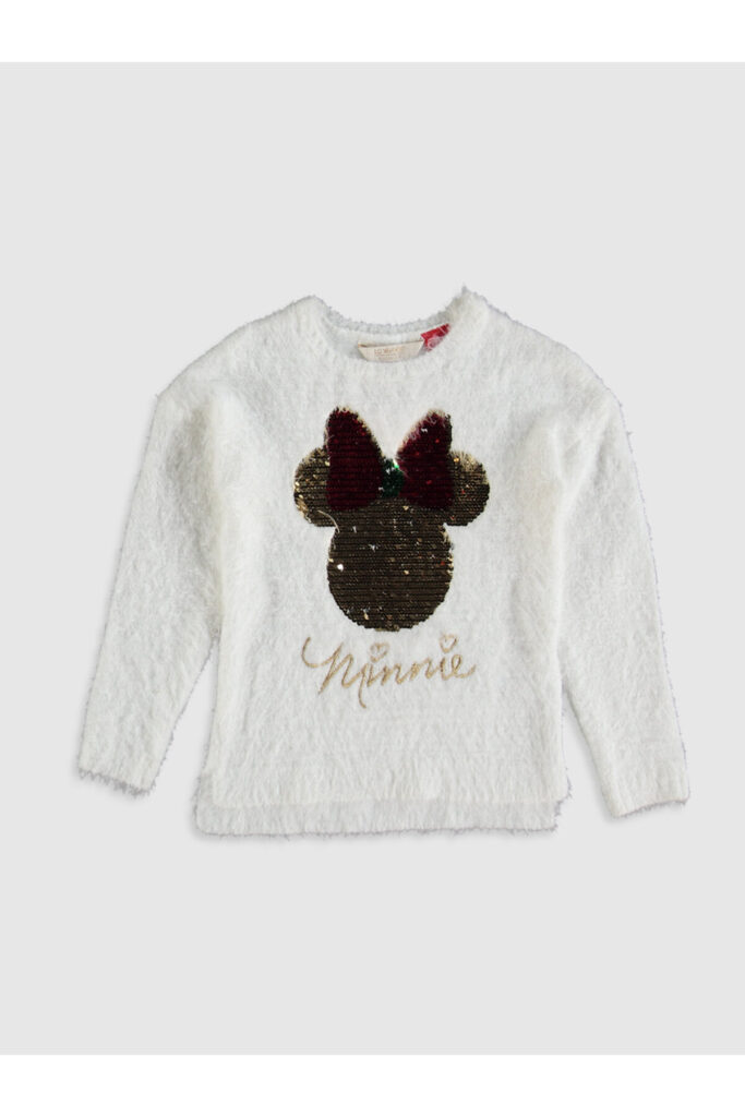 Crew Neck Girls' Sweater