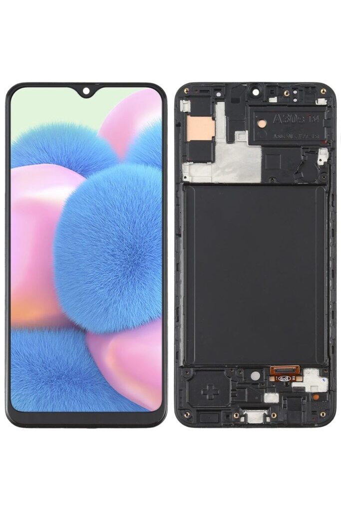 en-us(Display Compatibil Samsung Galaxy A30s A307 OLED cu Rama Negru)
