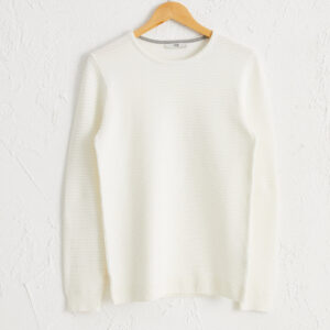 Crew Neck Lightweight Tricot Jumper