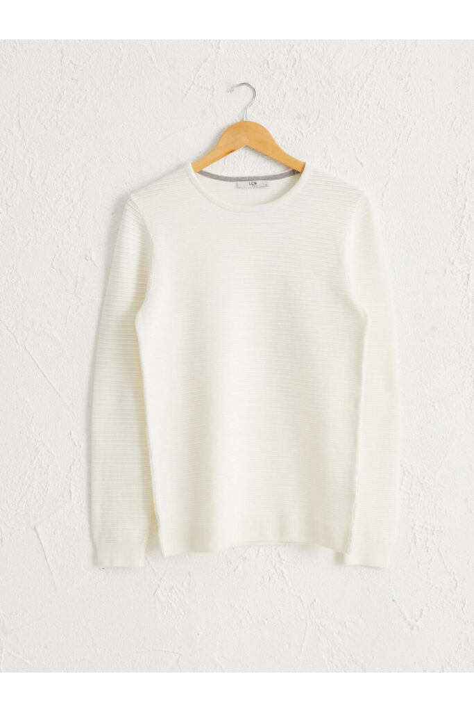 Crew Neck Lightweight Tricot Jumper